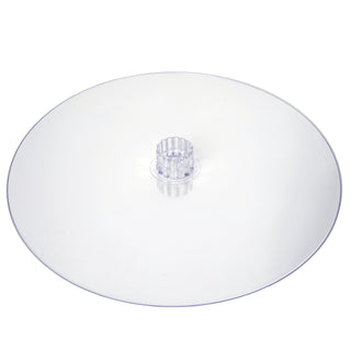 18" Round Clear Acrylic Cake Stand - Elevate Your Desserts to New Heights