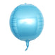 2 Pack | 14inch 4D Metallic Blue Sphere Mylar Foil Helium or Air Balloons#whtbkgd