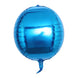 2 Pack | 14inches 4D Royal Blue Sphere Mylar Foil Helium or Air Balloons#whtbkgd