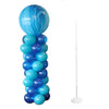 2 Pack | 8ft White Balloon Column Stand Kit, Pillar Balloon Holders#whtbkgd