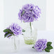 24 Roses | 5inch Lavender Lilac Artificial Foam Flowers With Stem Wire and Leaves