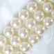 35 Pack | 30mm Glossy Ivory Faux Craft Pearl Beads & Vase Filler