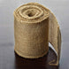 5Inchx10 Yards Natural Burlap Fabric Roll, Jute DIY Craft Fabric Bolt