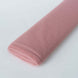 54inch x40 Yards Dusty Rose Tulle Fabric Bolt, DIY Crafts Sheer Fabric Roll