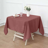 Cinnamon Rose Polyester Square Tablecloth 54"x54"