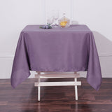 Violet Polyester Square Tablecloth 54"x54"