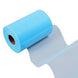 6Inchx100 Yards Blue Tulle Fabric Bolt, Sheer Fabric Spool Roll For Crafts