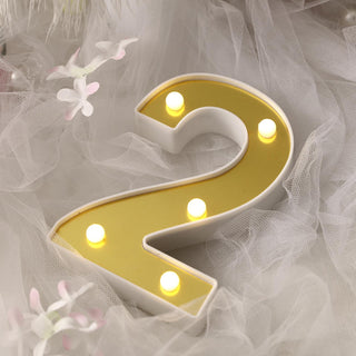 Create an Unforgettable Event with Gold 3D Marquee Numbers