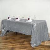 Elevate Your Event with the Silver Sequin Tablecloth