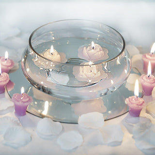 Elegant and Versatile 7" Floating Candle Glass Bowl Centerpiece