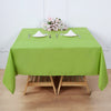 70 inches Apple Green Square Polyester Tablecloth