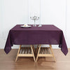 70inch Eggplant Square Polyester Tablecloth