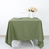 Dusty Sage Green Polyester Square Tablecloth 70"x70"