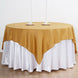 70 Gold Square Polyester Table Overlay