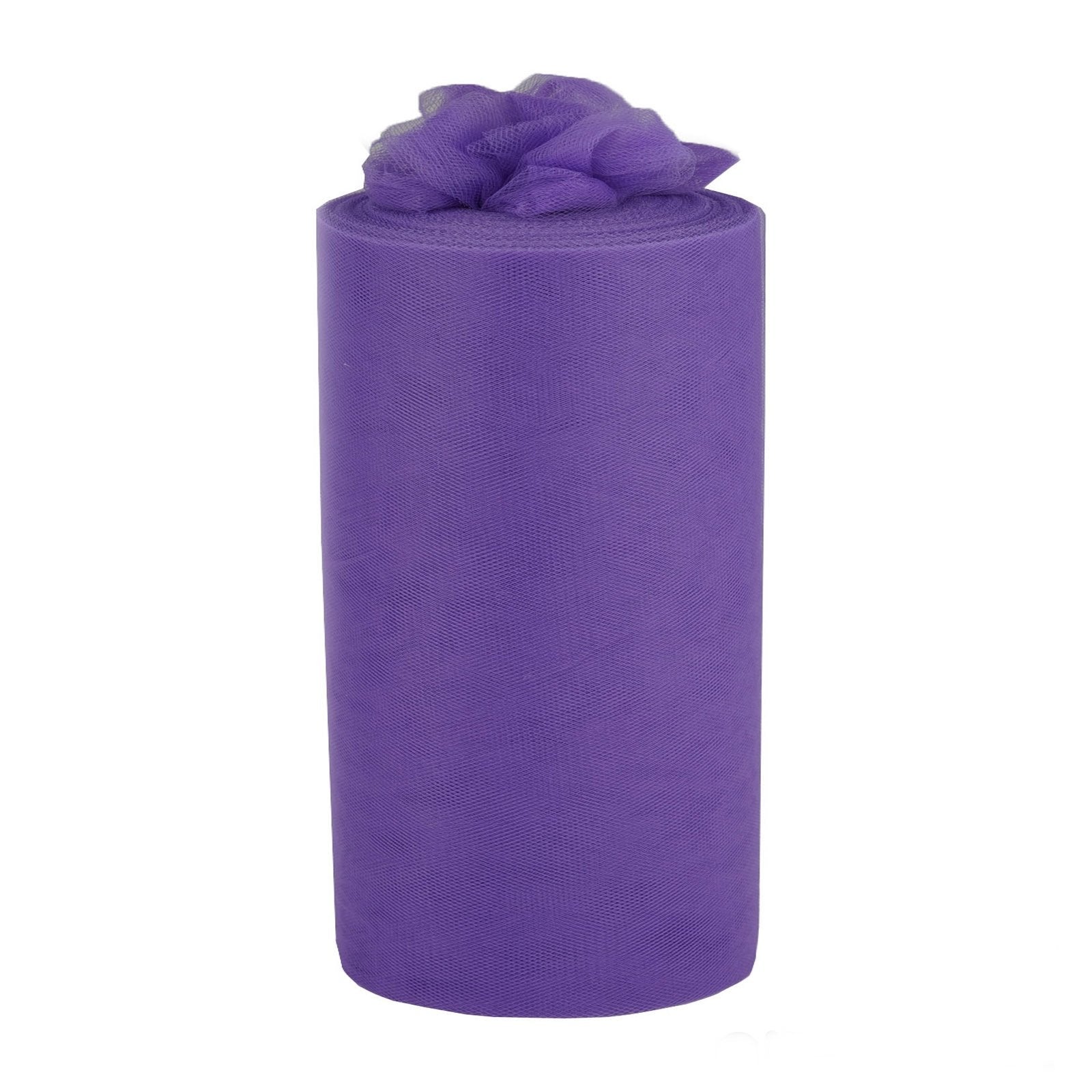 Fashion Fabrics Club Purple Sparkle Tulle Bolt Fabric (100% Nylon)