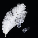 50 Pcs | Clear Hanging Angel's Tears Acrylic Diamond Mini Chandeliers