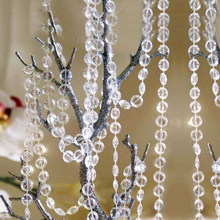 Add Sparkle to Your Event with Clear Acrylic Crystal Diamond Garland