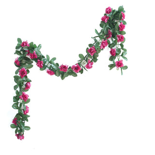 Create a Magical Garden with our Artificial Silk Rose Garland