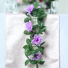 6ft | Lavender Lilac Artificial Silk Rose Garland UV Protected Flower Chain