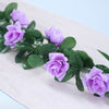 6ft | Lavender Lilac Artificial Silk Rose Garland UV Protected Flower Chain#whtbkgd