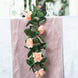 6ft | Peach Artificial Silk Rose Garland UV Protected Flower Chain