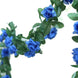 6ft | Royal Blue Artificial Silk Rose Garland UV Protected Flower Chain
