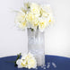 12 Bushes | Ivory Artificial Peony Floral Bouquets, High Quality Silk Flower Arrangements