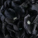 4 Pack | 7inch Black Artificial Silk Hydrangea Kissing Flower Balls