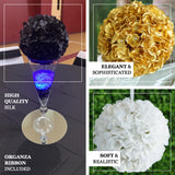 4 Pack | 7inch Cream Artificial Silk Hydrangea Kissing Flower Balls