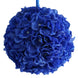 4 Pack | 7inch Royal Blue Artificial Silk Hydrangea Kissing Flower Balls#whtbkgd