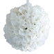 4 Pack | 7inch White Artificial Silk Hydrangea Kissing Flower Balls#whtbkgd