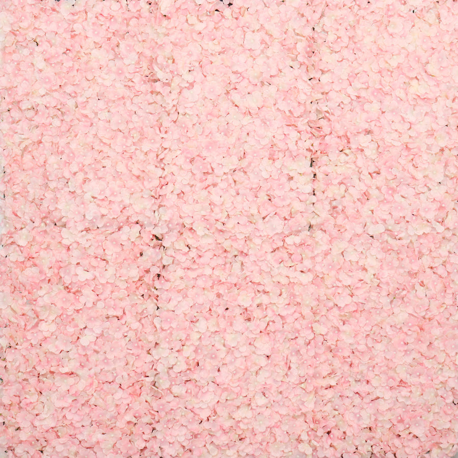 11 Sq ft. | Blush Rose Gold UV Protected Hydrangea Flower Wall Mat Backdrop#whtbkgd