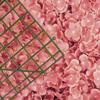 Transform Any Space with Dusty Rose Artificial Hydrangea Flower Wall Mat