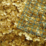 11 Sq ft. | Gold UV Protected Hydrangea Flower Wall Mat Backdrop