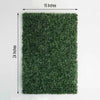 11 Sq ft. | Green Boxwood Hedge Locust and Cypress Garden Wall Backdrop Mat