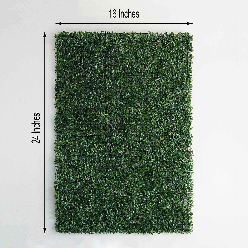 Dark Green Boxwood Hedge Garden Wall Mat