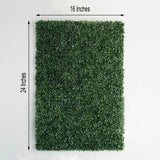 11 Sq ft. | Dark Green Boxwood Hedge Garden Wall Backdrop Mat