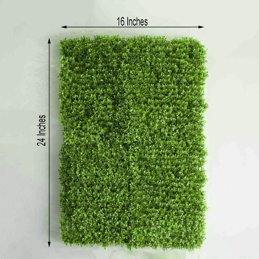 11 Sq ft. | Lime Green Boxwood Hedge Genlisea Garden Wall Backdrop Mat