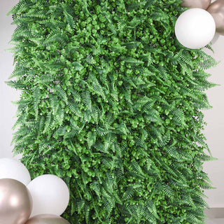 Add Life and Vibrancy to Any Space with Artificial Boston Fern Eucalyptus Boxwood Greenery Garden Wall