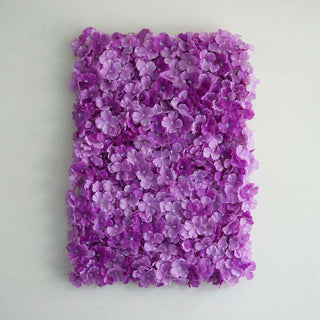 Create Unforgettable Memories with Purple UV Protected Hydrangea Flower Wall Mat Backdrop