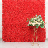 Create Stunning Red UV Protected Hydrangea Flower Wall with Artificial Flower Panels