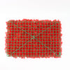 11 Sq ft. | Red UV Protected Hydrangea Flower Wall Mat Backdrop