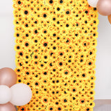 Brighten Your Space with Artificial Sunflower Wall Mat