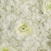 11 Sq ft. | Cream 3D Silk Rose and Hydrangea Flower Wall Mat Backdrop#whtbkgd