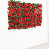 Elevate Your Event with the Red Silk Rose Flower Mat