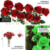 4 Bush | Artificial Long Stem Rose Flowers | Silk Flowers