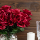 Elevate Your Event Decor with Burgundy Artificial Roses
