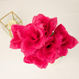 Fuchsia Artificial Roses for Stunning Event Decor