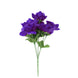 12 Bushes | Purple Artificial Premium Silk Blossomed Rose Flowers | 84 Roses#whtbkgd