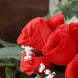 12 Bushes | Red Artificial Premium Silk Flower Rose Bud Bouquets